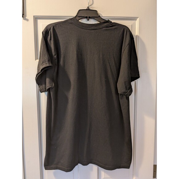 Army Shirt Mens Large Black Solid Crew Neck Outdoor Physical Fitness Uniform - Picture 6 of 9